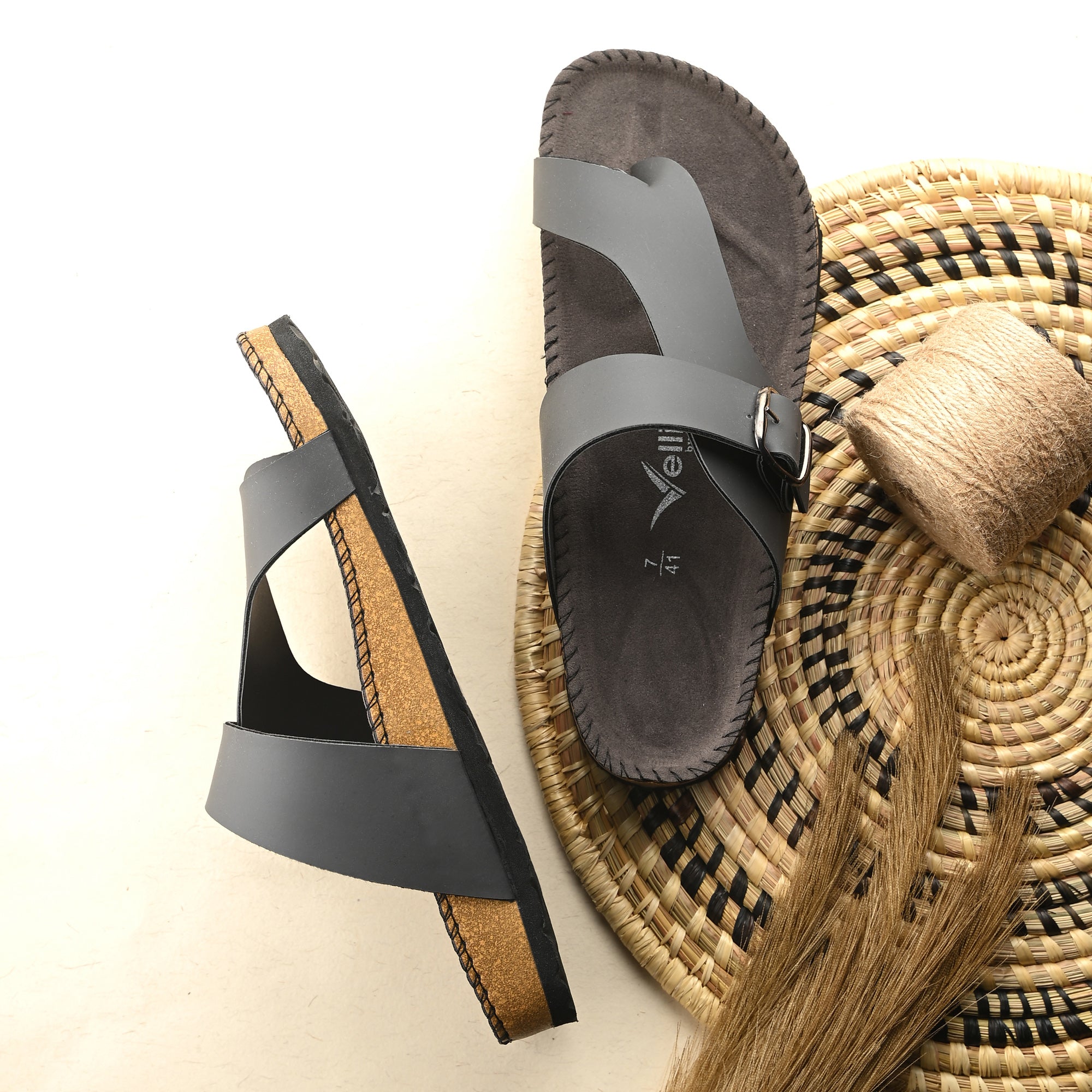 Vellinto OMAR Toe Strap Sandals ll Berkin-Style Slippers For Men