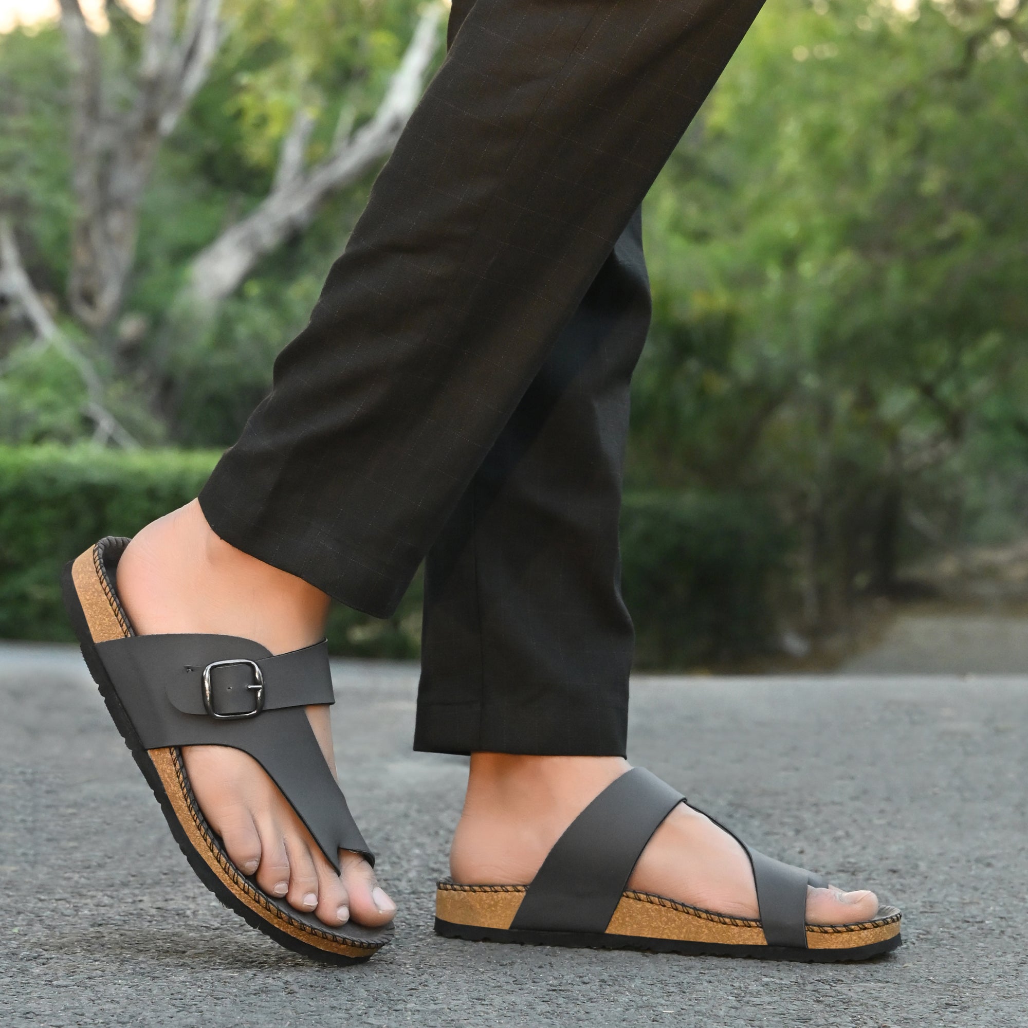 Vellinto OMAR Toe Strap Sandals ll Berkin-Style Slippers For Men