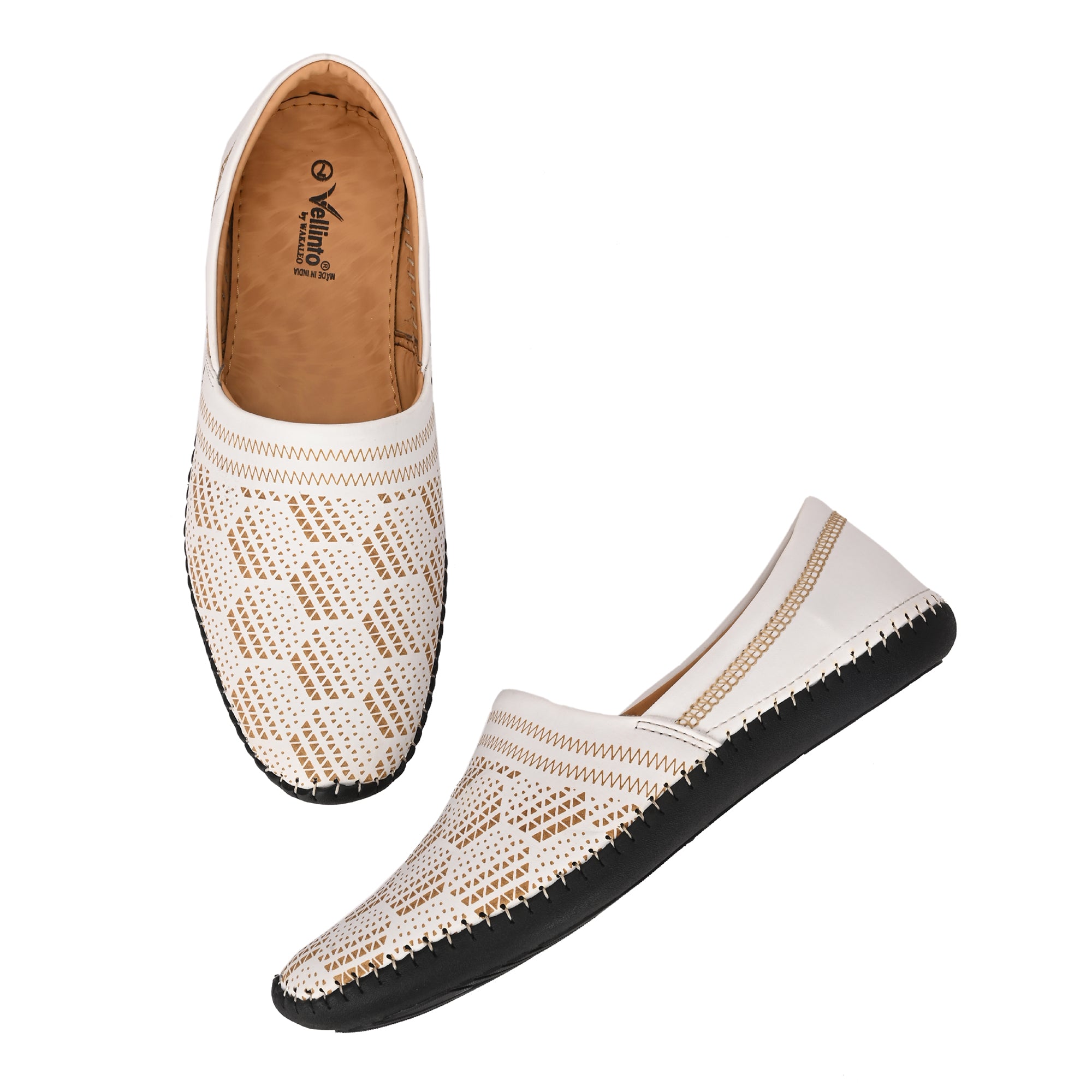 Vellitno OSIAN Cool Rajasthani Jutis For Men Mojaris For Men Nagra For Men Party Wear For Men