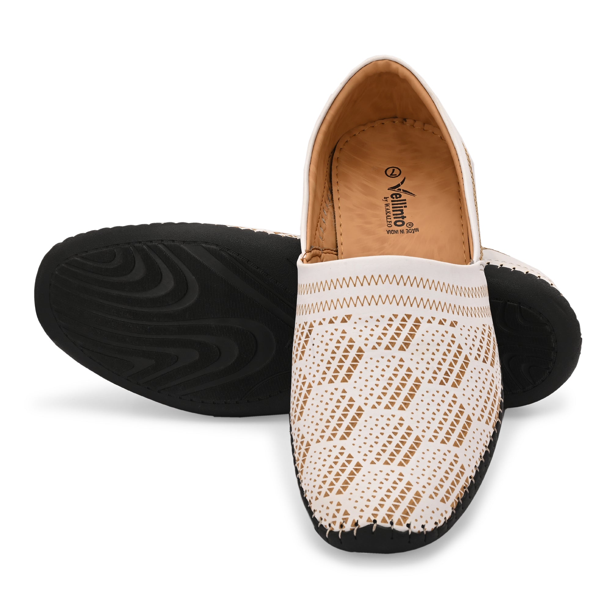 Vellitno OSIAN Cool Rajasthani Jutis For Men Mojaris For Men Nagra For Men Party Wear For Men