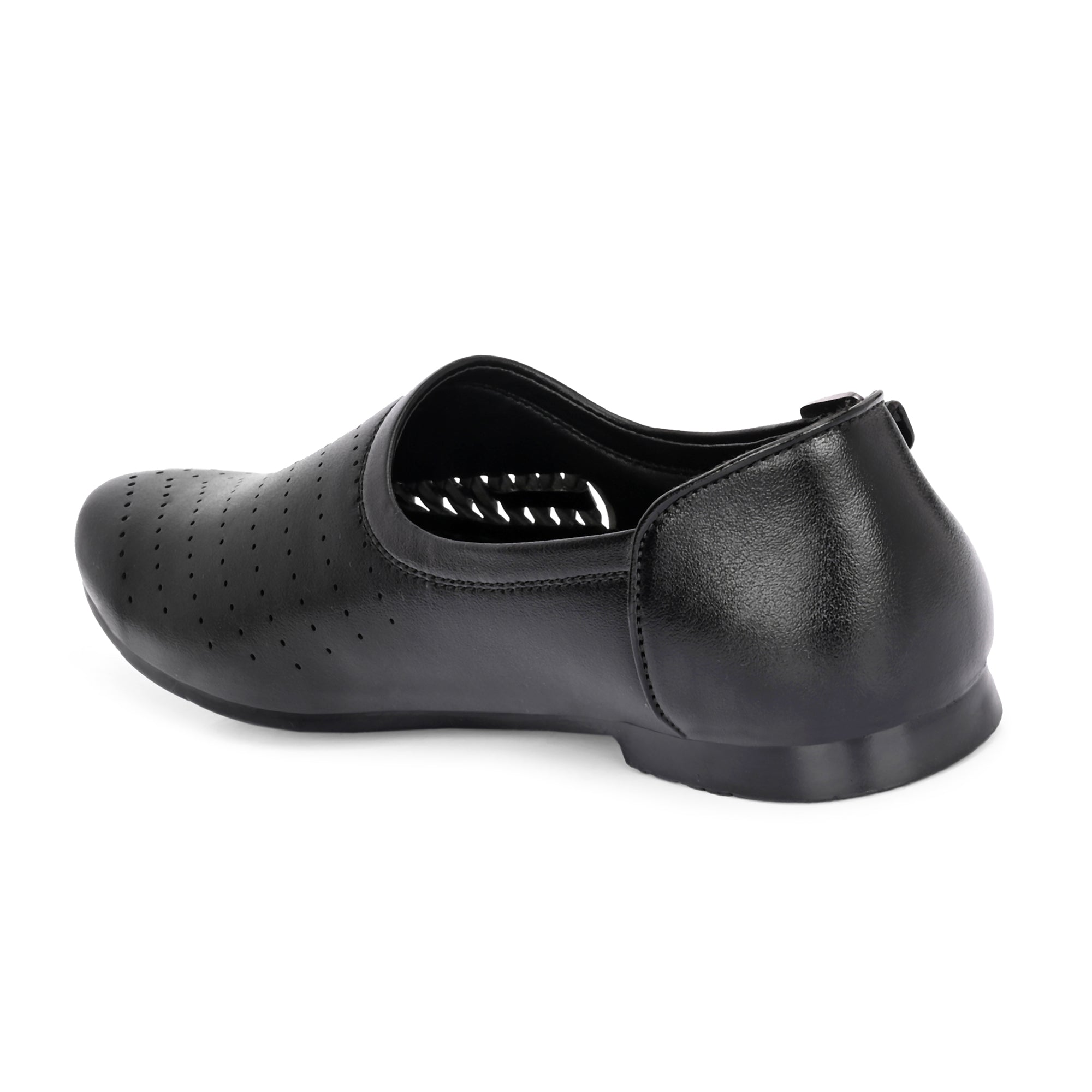 Vellinto Vellinto SHAHZAD Perforated Synthetic Leather Loafers with Stylish Buckle Detail Party Wear For Men